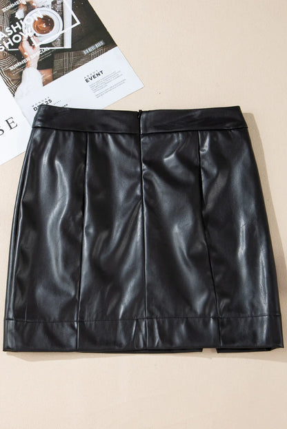 Leather Mini Skirt