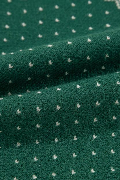 Green Snowflake Sweater